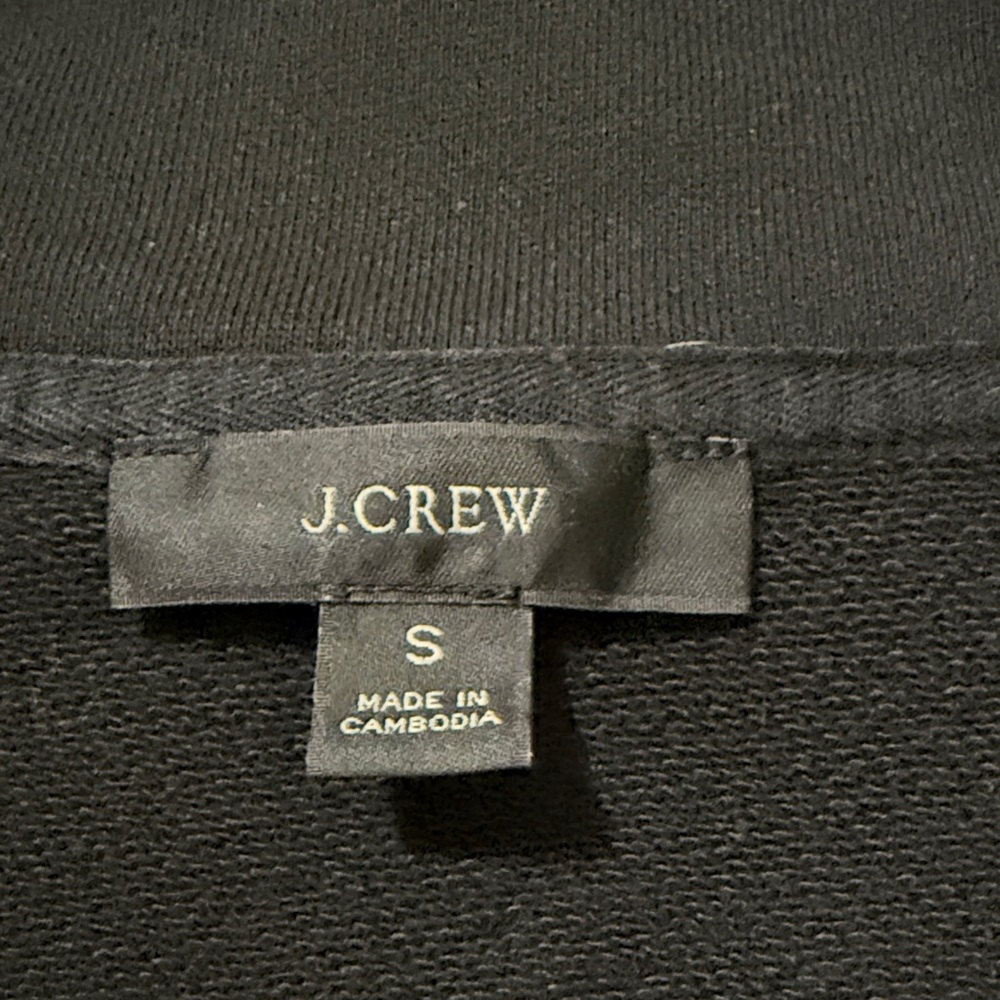 Jcrew Black Quarter-Zip Pullover - image 3